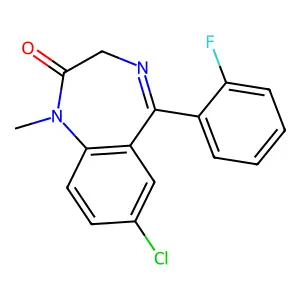 fludiazepam structure