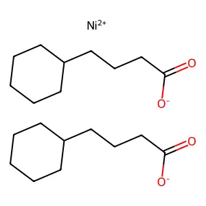 Nickel cyclohexanebutyrate structure