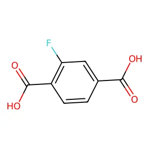 Compound C8H5FO4 structure