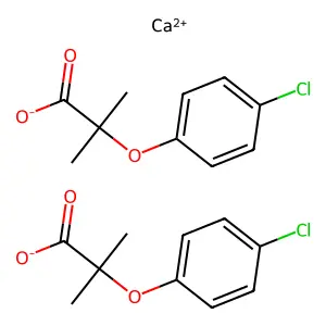 Calcium Clofibrate structure