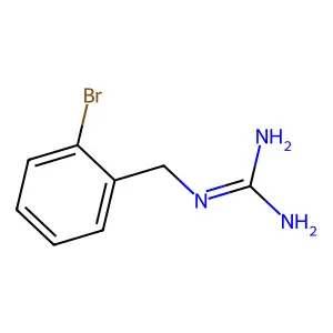2-[(2-bromophenyl)methyl]guanidine structure