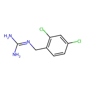 (2,4-Dichlorobenzyl)guanidine structure