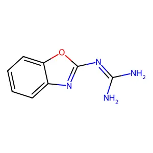 1-(1,3-benzoxazol-2-yl)guanidine structure