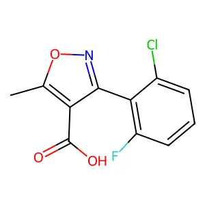 Compound C11H7ClFNO3 structure