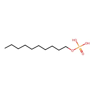 Decyl dihydrogen phosphate structure