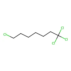 1,1,1,7-Tetrachloroheptane structure