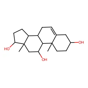 10,13-dimethyl-2,3,4,7,8,9,11,12,14,15,16,17-dodecahydro-1H-cyclopenta[a]phenanthrene-3,11,17-triol structure