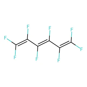 1,1,2,3,4,5,6,6-octafluorohexa-1,3,5-triene structure