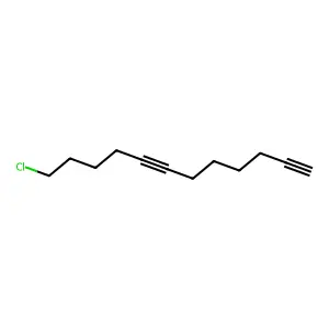 12-chlorododeca-1,7-diyne structure
