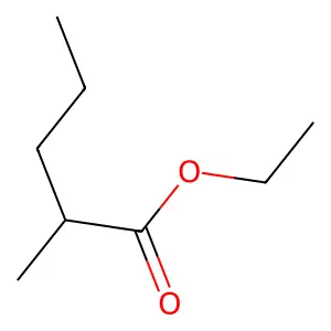 Ethyl 2-methylpentanoate structure