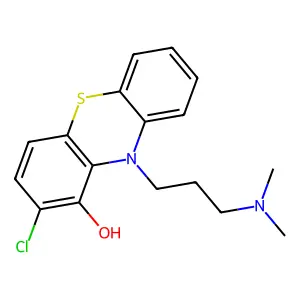 2-chloro-10-[3-(dimethylamino)propyl]phenothiazin-1-ol structure