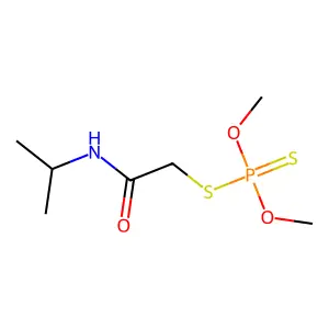 Phosphorodithioic acid, O,O-dimethyl ester, S-ester with N-isopropyl-2-mercaptoacetamide structure