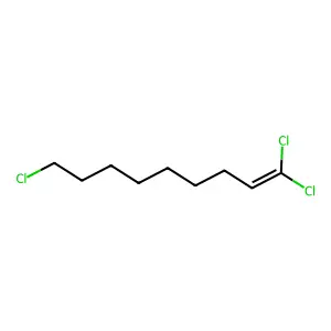 1,1,9-Trichloro-1-nonene structure