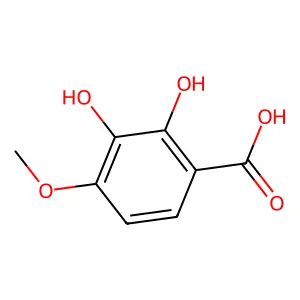 2,3-Dihydroxy-4-methoxybenzoic acid structure