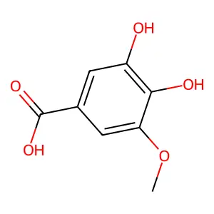 Compound C8H8O5 structure