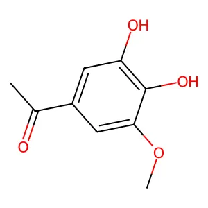 1-(3,4-dihydroxy-5-methoxyphenyl)ethanone structure