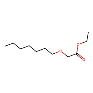Ethyl heptyloxyacetate structure