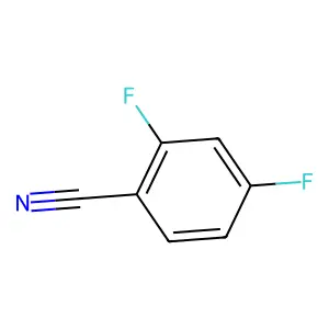 2,4-Difluorobenzonitrile structure