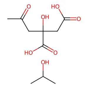 Isopropyl citrate structure