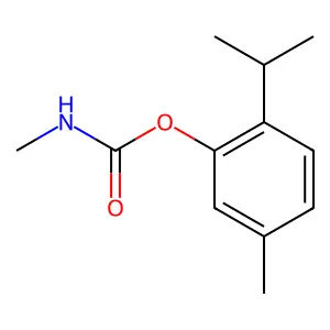 Thymol N-methylcarbamate structure