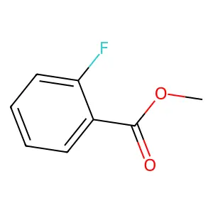 Methyl 2-fluorobenzoate structure
