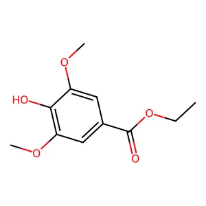 ethyl 4-hydroxy-3,5-dimethoxybenzoate structure