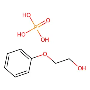 2-phenoxyethanolphosphoric acid structure
