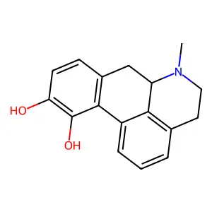 Structure of S-(+)-apomorphine