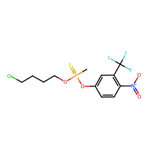 Compound C12H14ClF3NO4PS structure