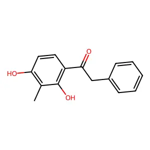 1-(2,4-dihydroxy-3-methylphenyl)-2-phenylethanone structure