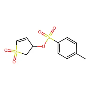 (1,1-dioxo-2,3-dihydrothiophen-3-yl) 4-methylbenzenesulfonate structure