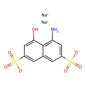 H Acid disodium salt structure