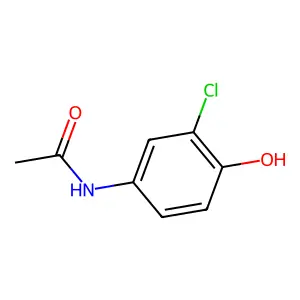 N-(3-Chloro-4-hydroxyphenyl)acetamide structure