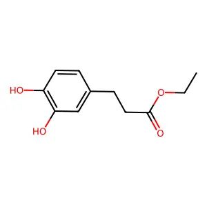ethyl 3-(3,4-dihydroxyphenyl)propanoate structure