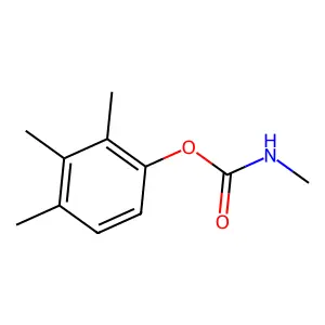 (2,3,4-trimethylphenyl) N-methylcarbamate structure