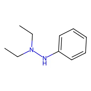 1,1-diethyl-2-phenylhydrazine structure