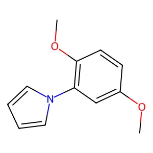 1-(2,5-dimethoxyphenyl)pyrrole structure