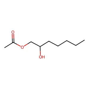 1,2-Heptanediol, 1-acetate structure