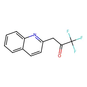 1,1,1-trifluoro-3-(quinolin-2-yl)propan-2-one structure