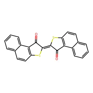 Compound C24H12O2S2 structure