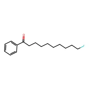 Decanophenone, 10-fluoro- structure