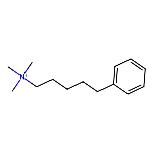 Benzenepentanaminium, N,N,N-trimethyl- structure