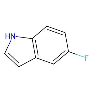 5-Fluoroindole structure