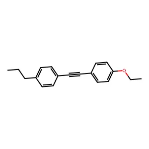 1-[2-(4-ETHOXYPHENYL)ETHYNYL]-4-PROPYLBENZENE structure