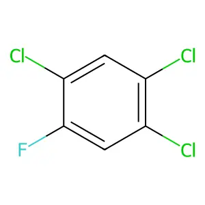 1,2,4-Trichloro-5-fluorobenzene structure
