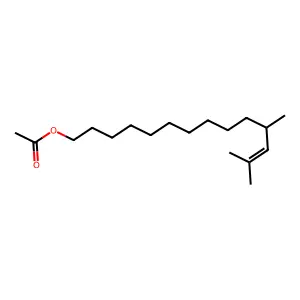 11,13-Dimethyl-12-tetradecen-1-yl acetate structure