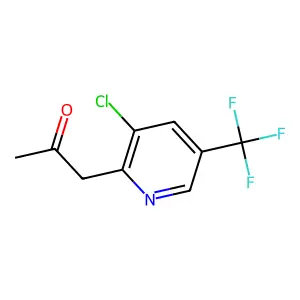 1-[3-chloro-5-(trifluoromethyl)-2-pyridinyl]propan-2-one structure