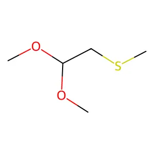 1,1-dimethoxy-2-methylsulfanylethane structure