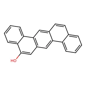 Dibenz(a,h)anthracen-5-ol structure