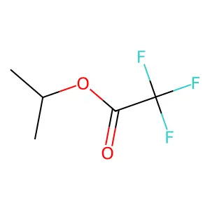 Isopropyl trifluoroacetate structure